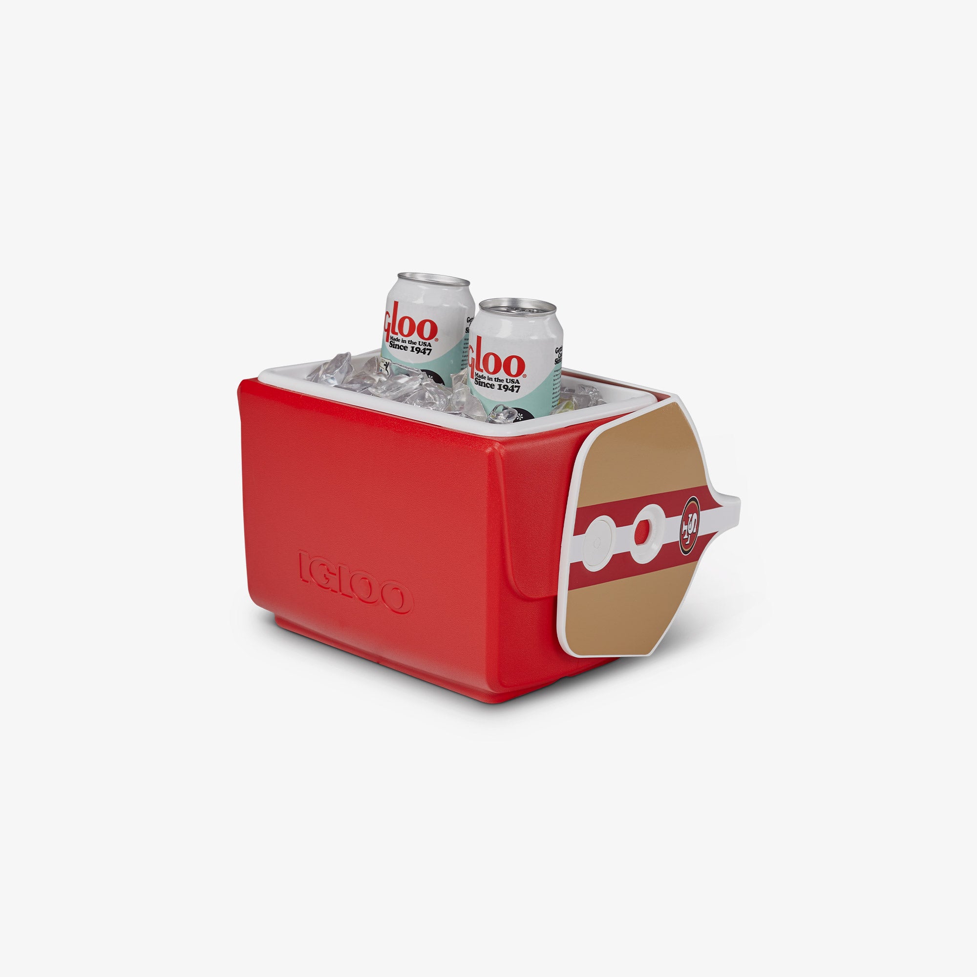 San Francisco 49ers Little Playmate 7 Qt Cooler - Image 3
