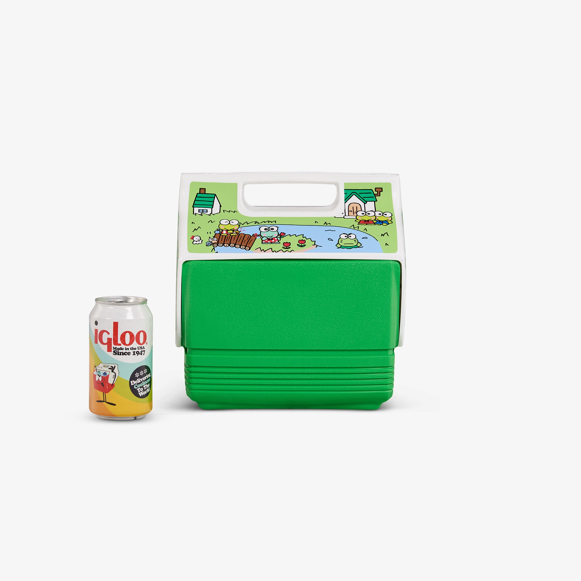 Keroppi? Donut Pond Playmate Mini 4 Qt Cooler - Image 5