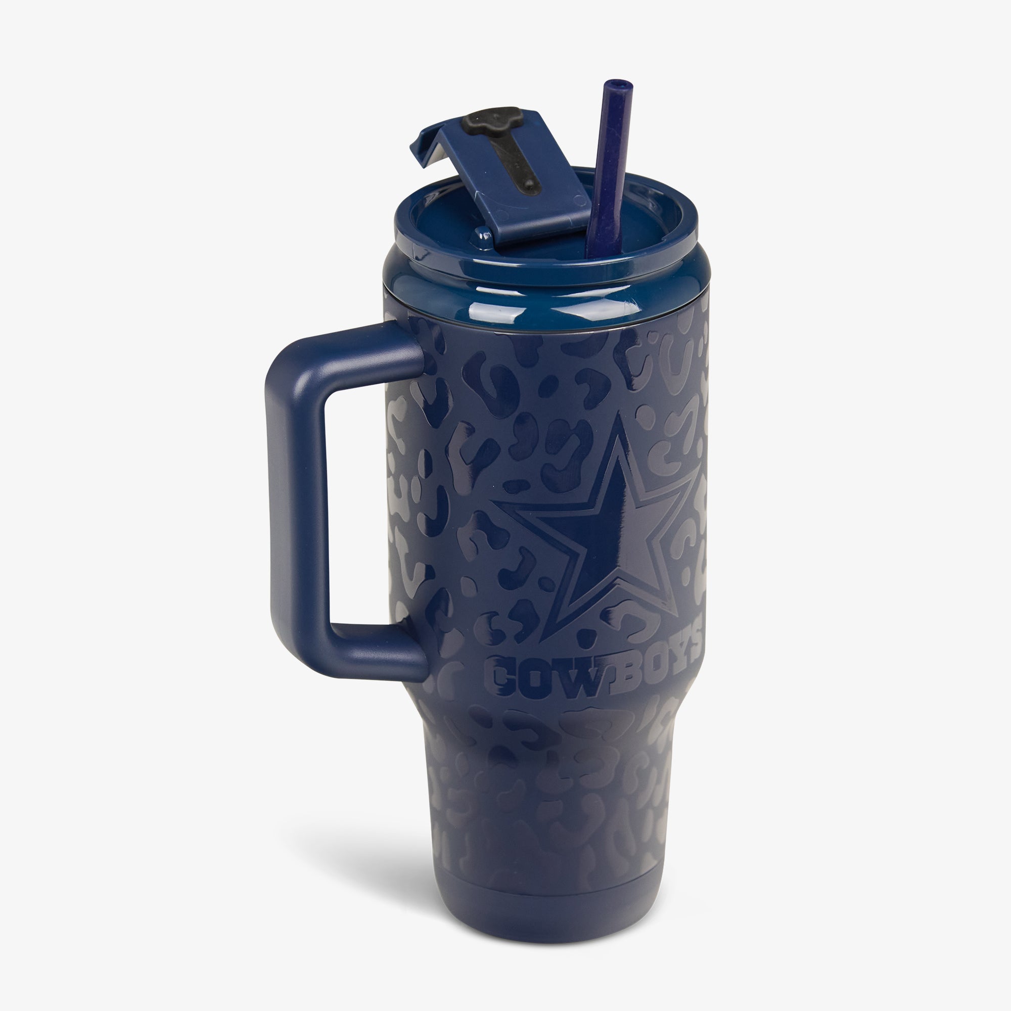 NFL 32 Oz Leopard Flip 'n' Sip Travel Mug - Image 2