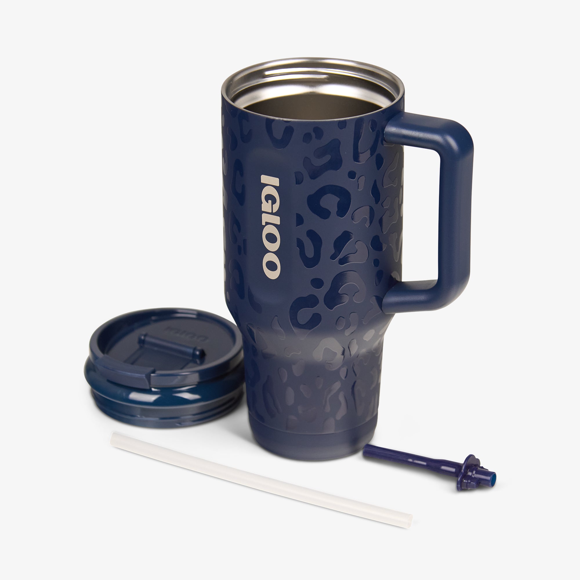 NFL 32 Oz Leopard Flip 'n' Sip Travel Mug - Image 3
