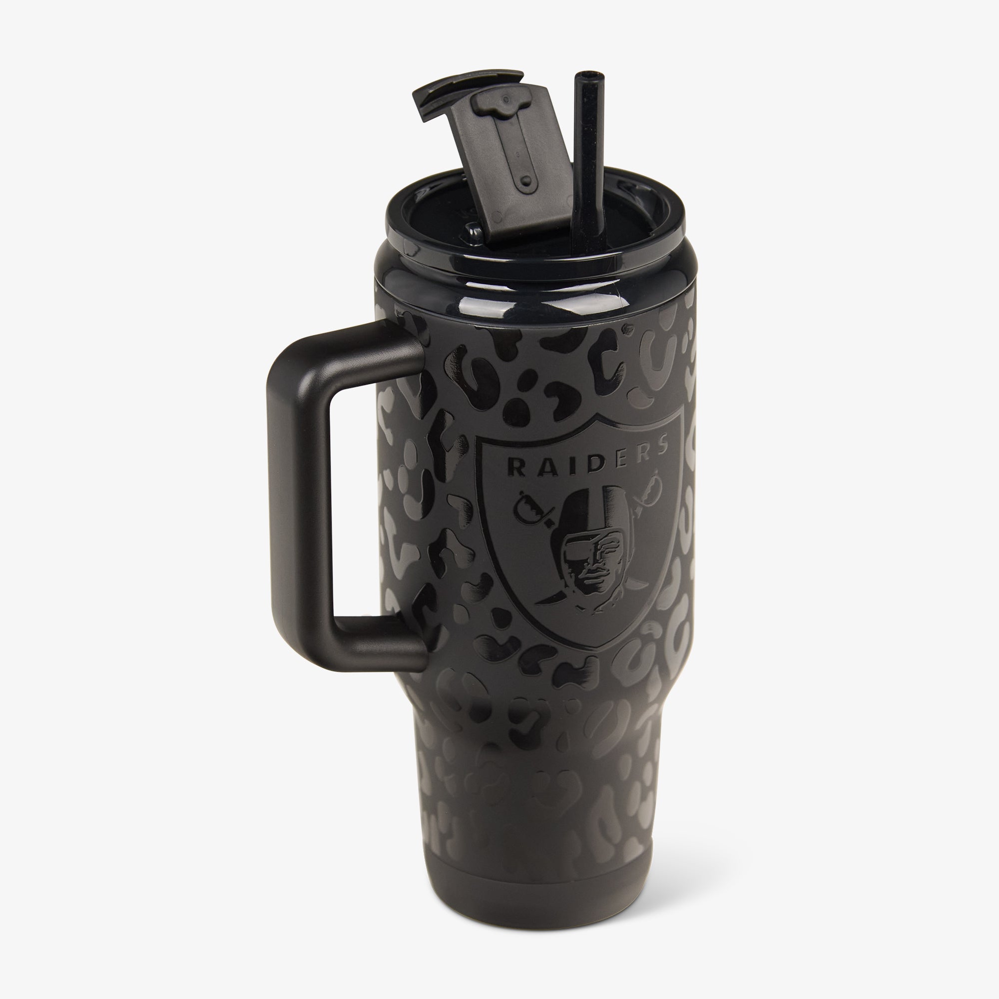 NFL 32 Oz Leopard Flip 'n' Sip Travel Mug - Image 51