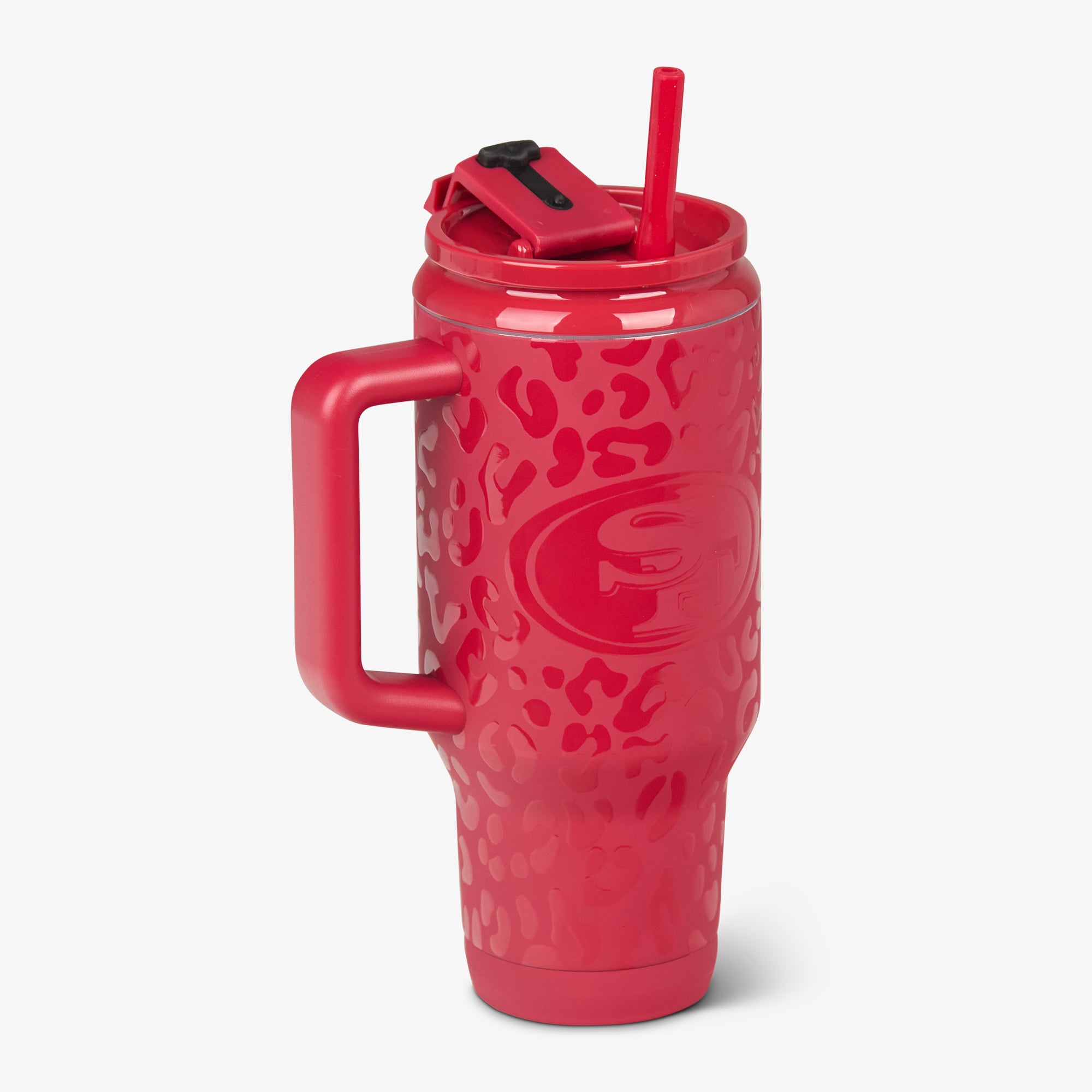 NFL 32 Oz Leopard Flip 'n' Sip Travel Mug - Image 44