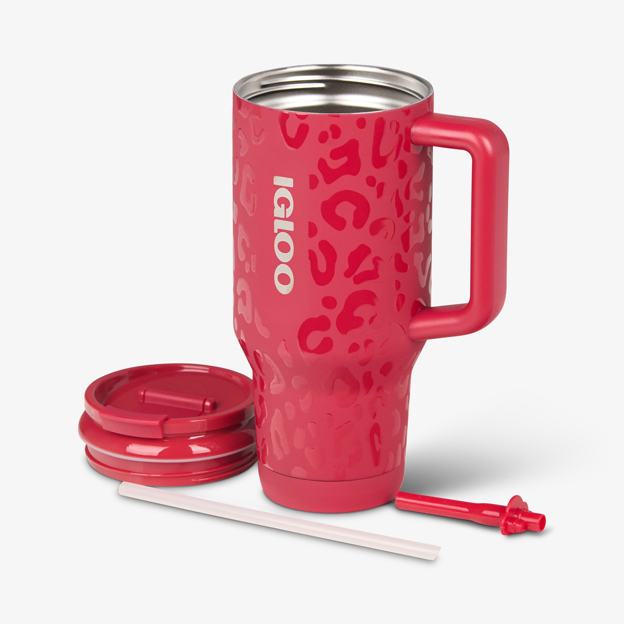 NFL 32 Oz Leopard Flip 'n' Sip Travel Mug - Image 47