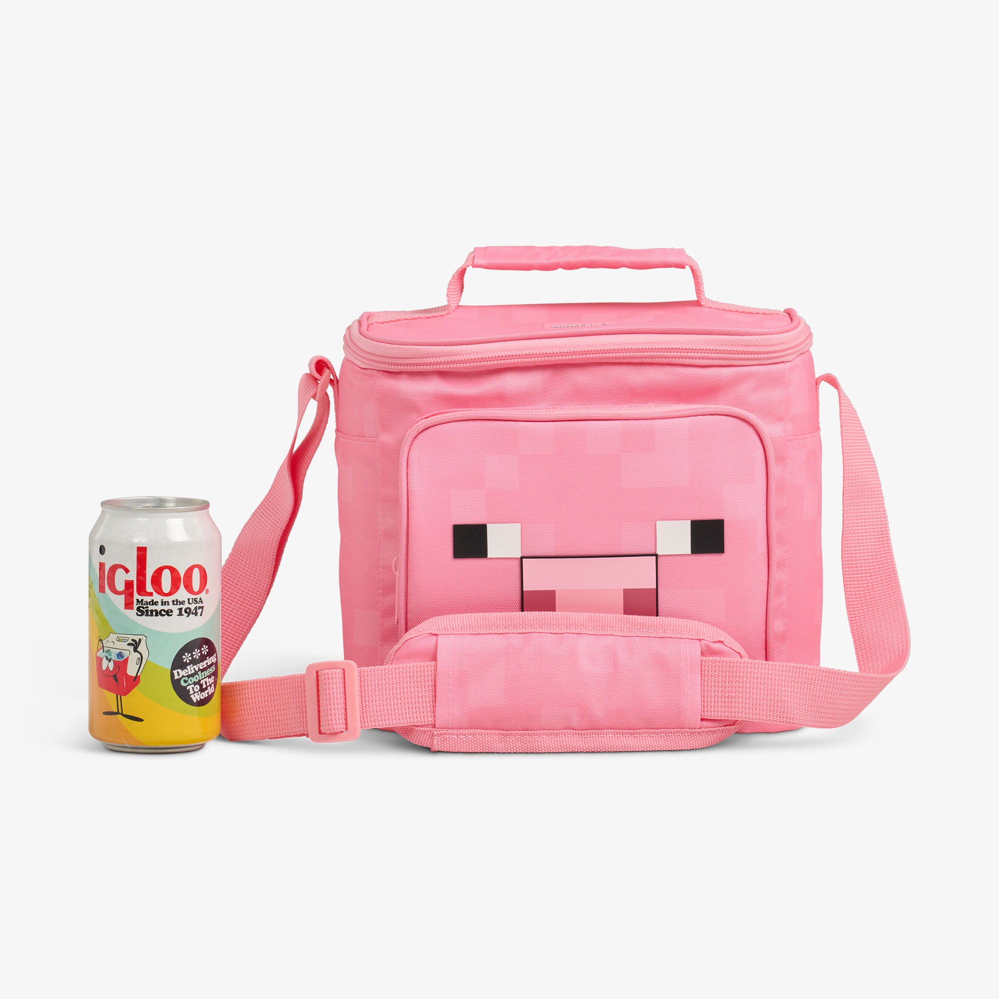 Minecraft Pig Square Lunch Cooler Bag - Image 5