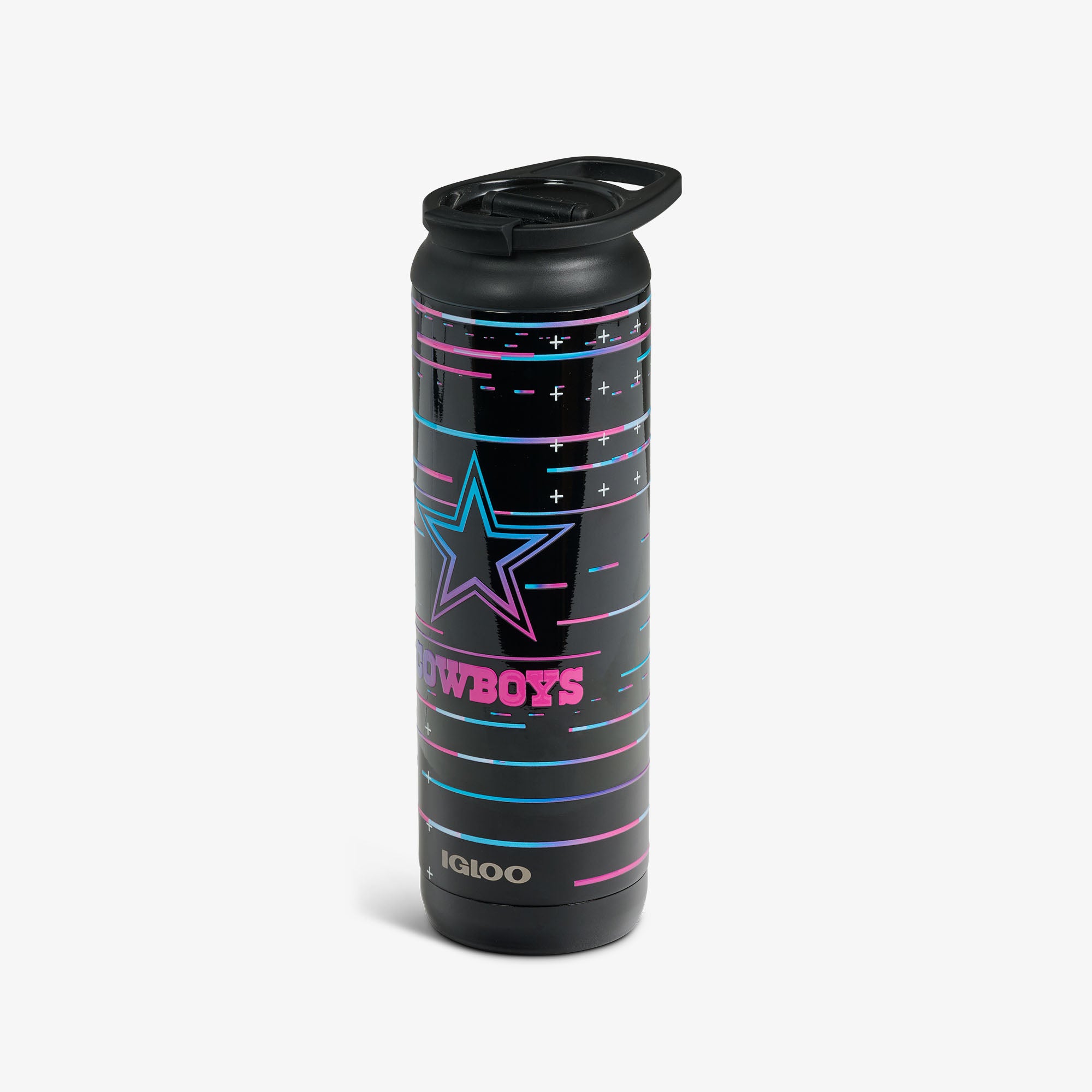 NFL Neon Dallas Cowboys 20 Oz Flip 'n' Sip Tumbler - Image 6