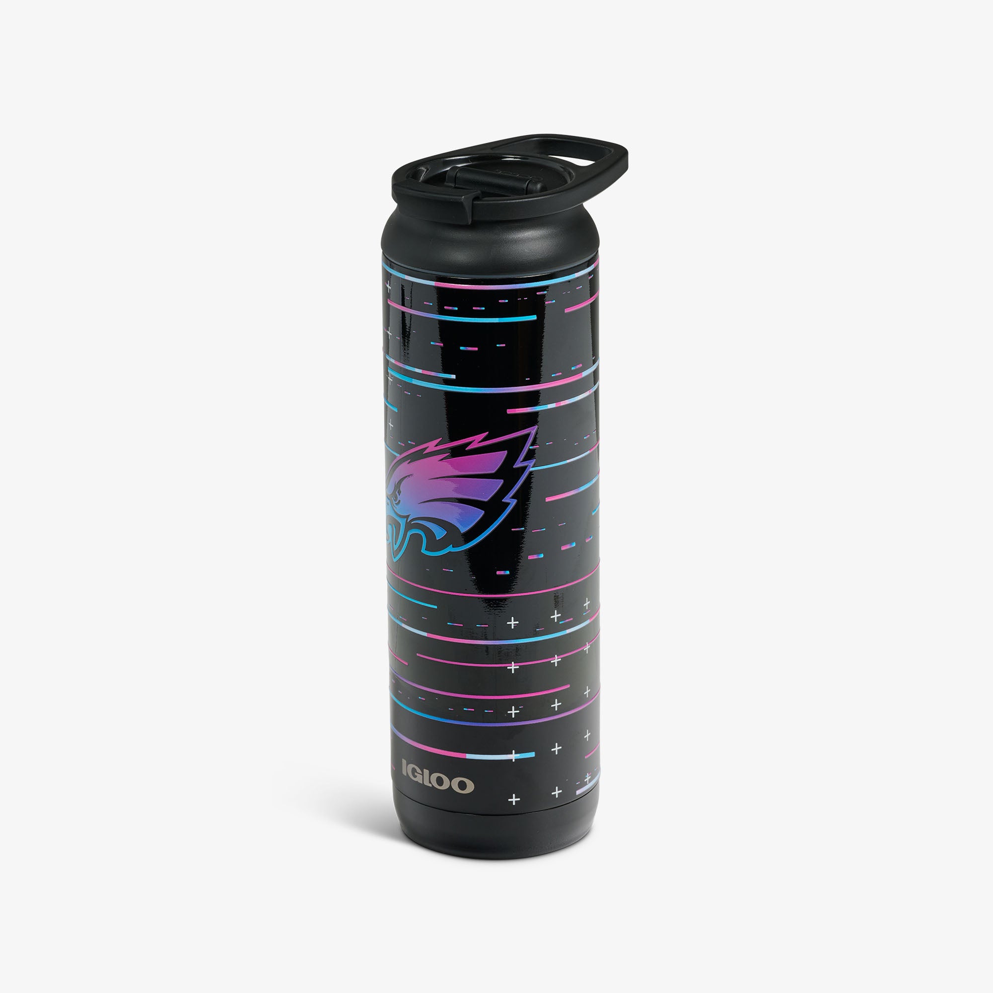 NFL Neon Philadelphia Eagles 20 Oz Flip 'n' Sip Tumbler - Image 6