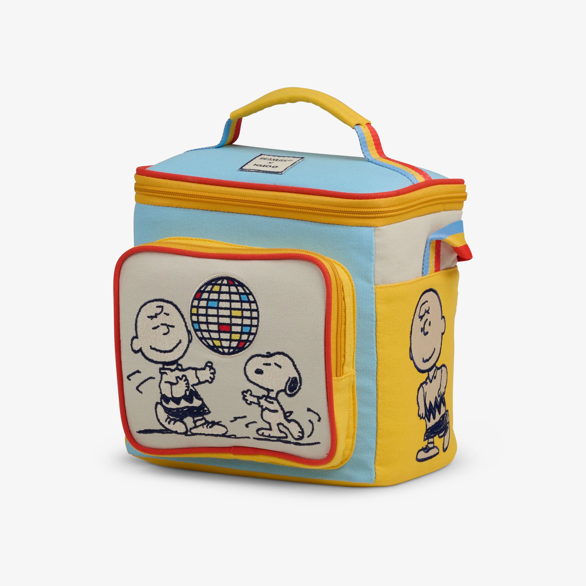 Snoopy Disco Party Square Lunch Cooler Bag - Image 2