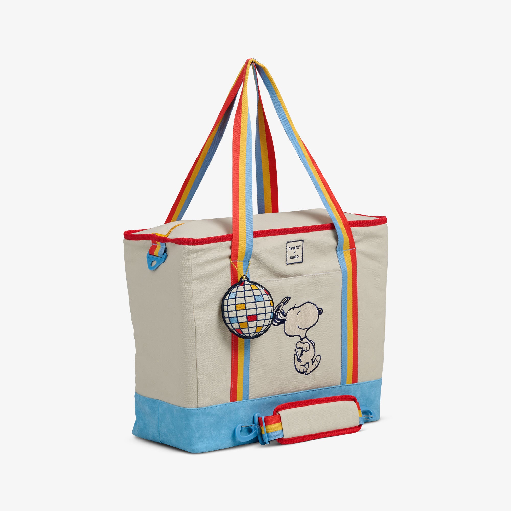 Snoopy Disco Party Dual Compartment Tote Cooler Bag - Image 4