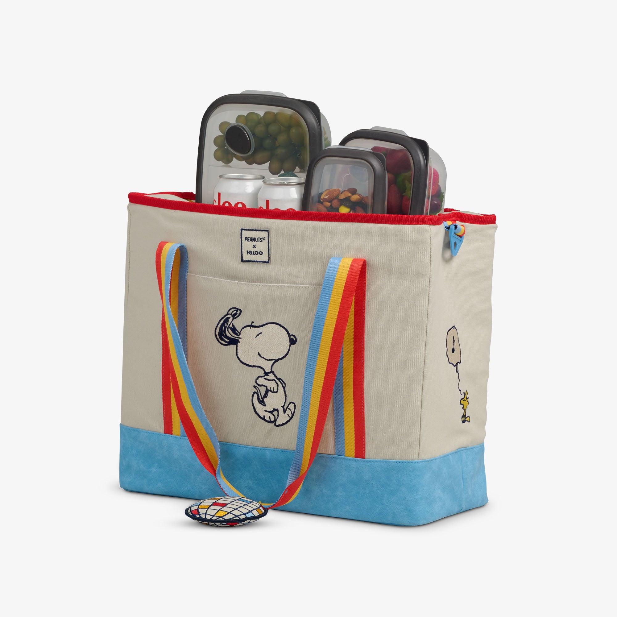 Snoopy Disco Party Dual Compartment Tote Cooler Bag - Image 3