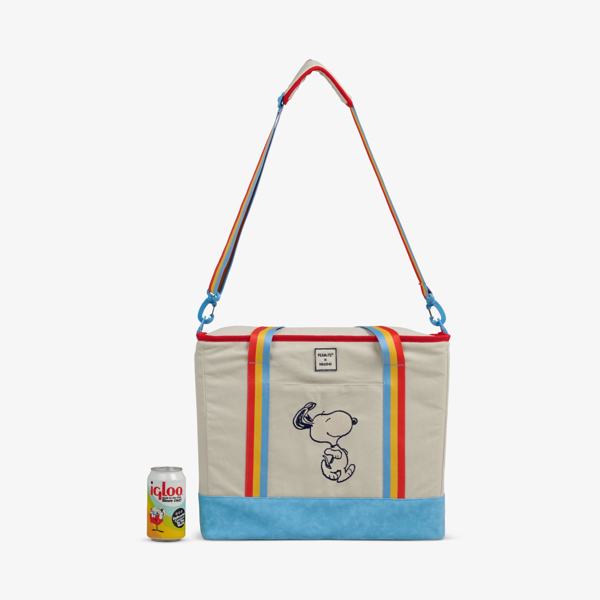 Snoopy Disco Party Dual Compartment Tote Cooler Bag - Image 7