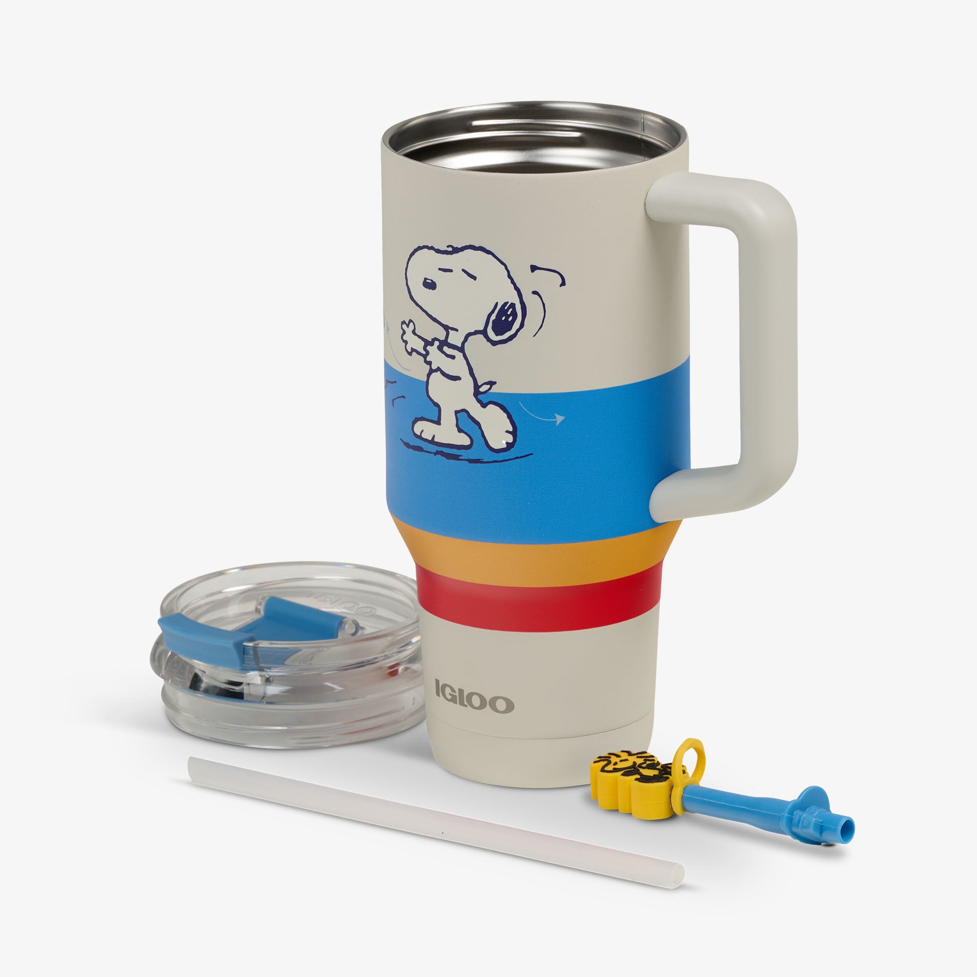 Snoopy Disco Party 32 Oz Travel Mug - Image 3