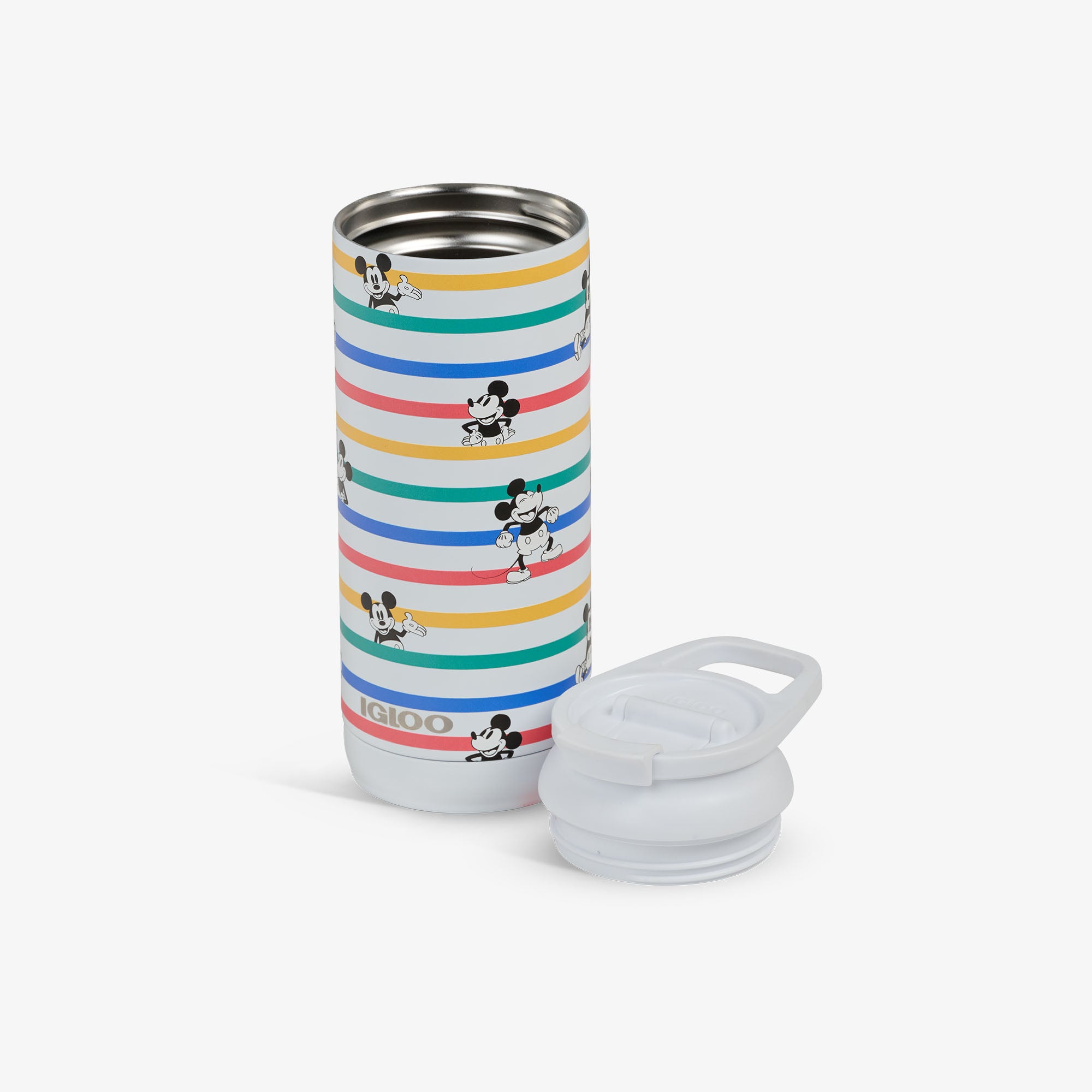 Disney Mickey Mouse Stripe 16 Oz Flip 'n' Sip Tumbler - Image 3