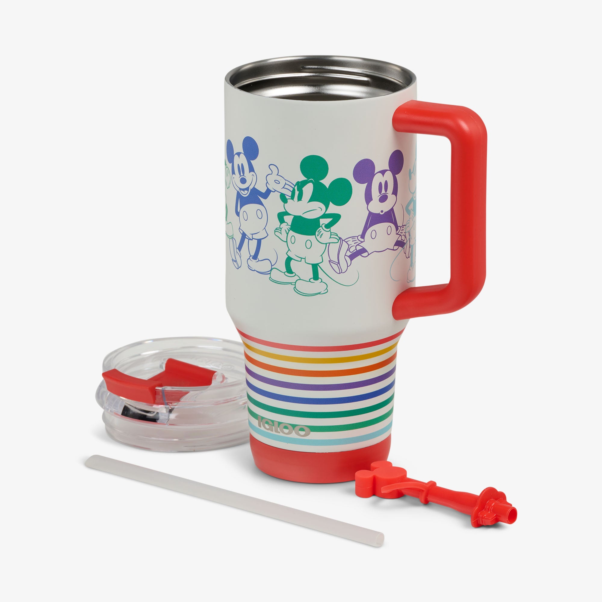 Disney Mickey Mouse Stripe 32 Oz Travel Mug - Image 3