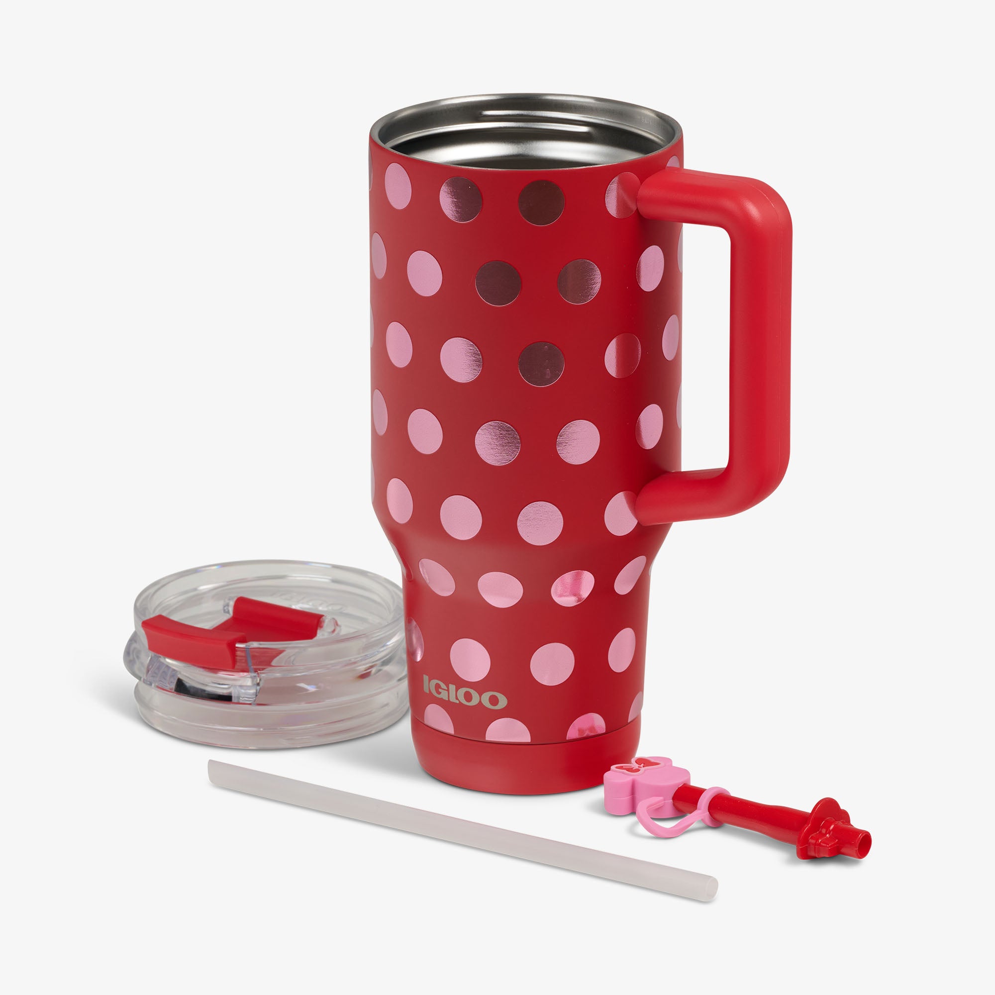 Disney Minnie Mouse Polka Dots 32 Oz Travel Mug - Image 3