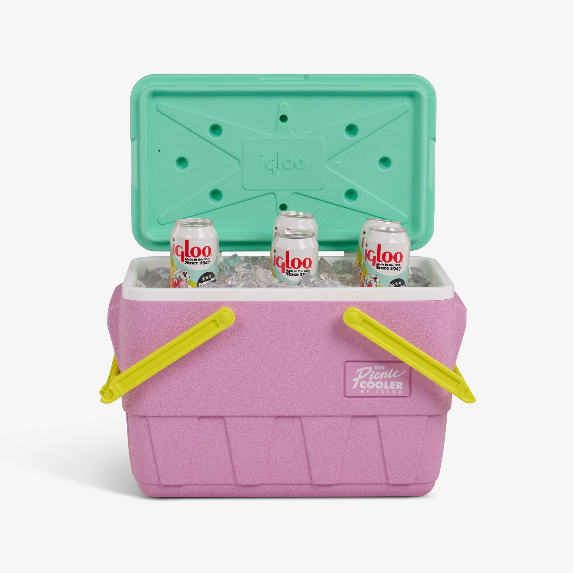 Retro Picnic Basket 25 Qt Cooler - Image 44
