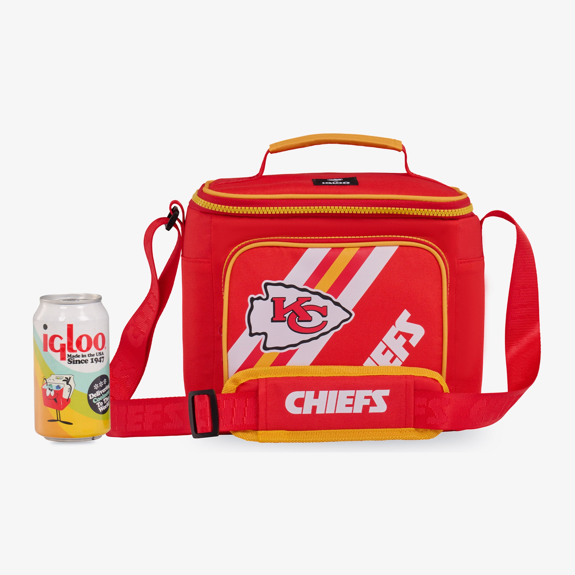 Kansas City Chiefs Square Lunch Cooler Bag - Image 5