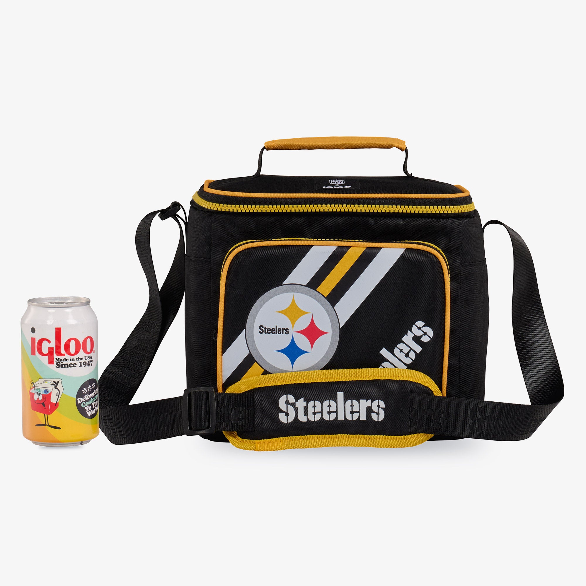 Pittsburgh Steelers Square Lunch Cooler Bag - Image 5