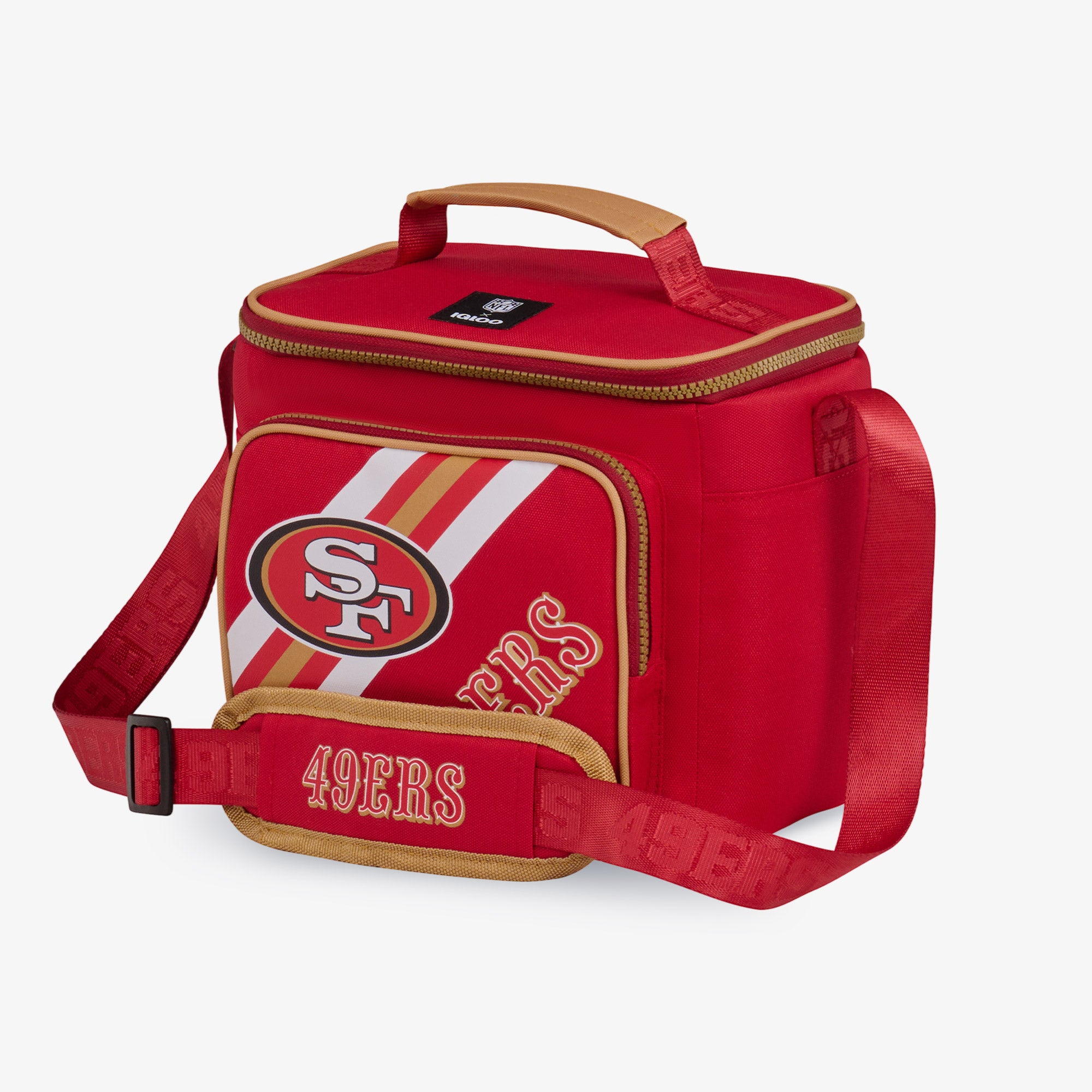 San Francisco 49ers Square Lunch Cooler Bag - Image 2