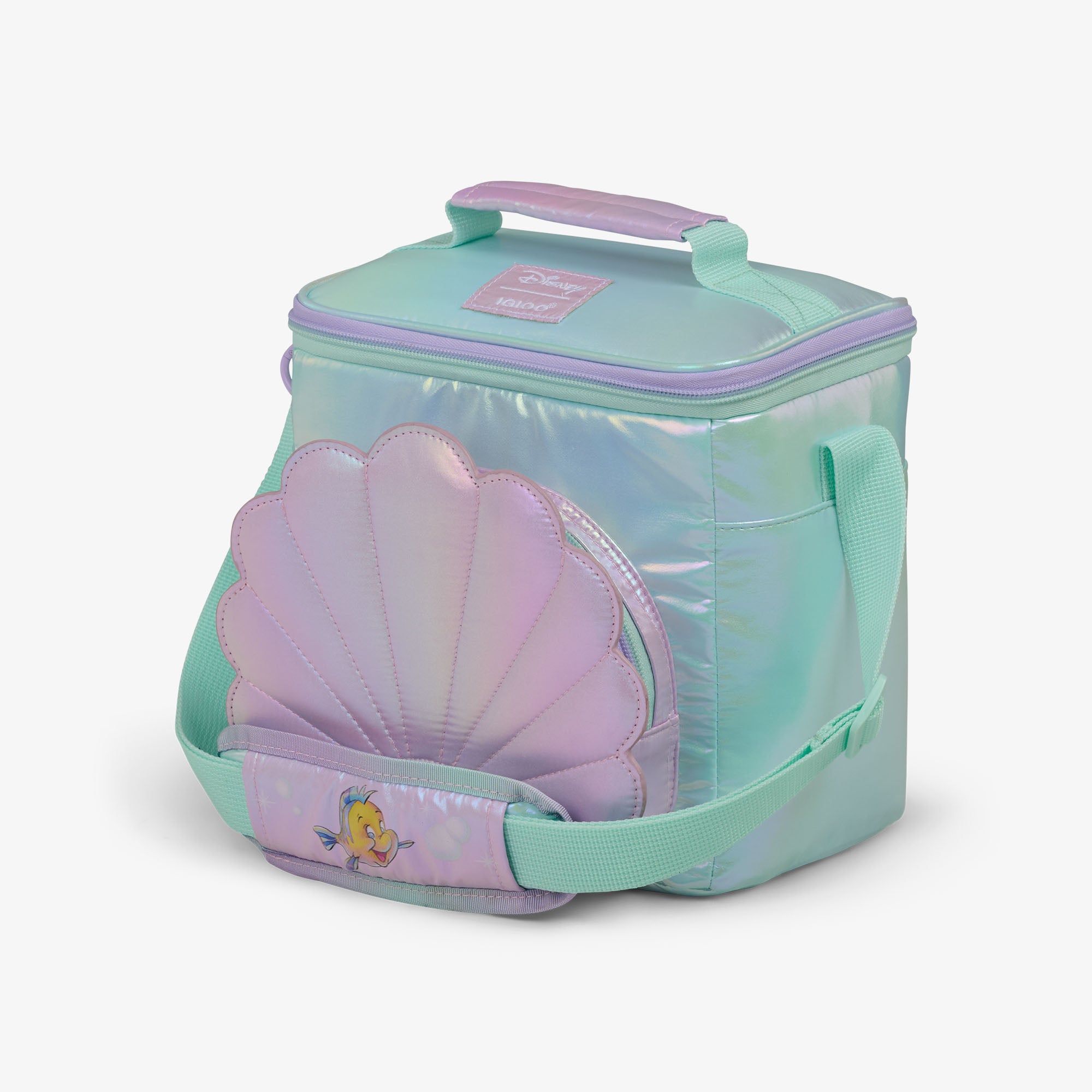 Disney The Little Mermaid Seashell Square Lunch Cooler Bag - Image 2