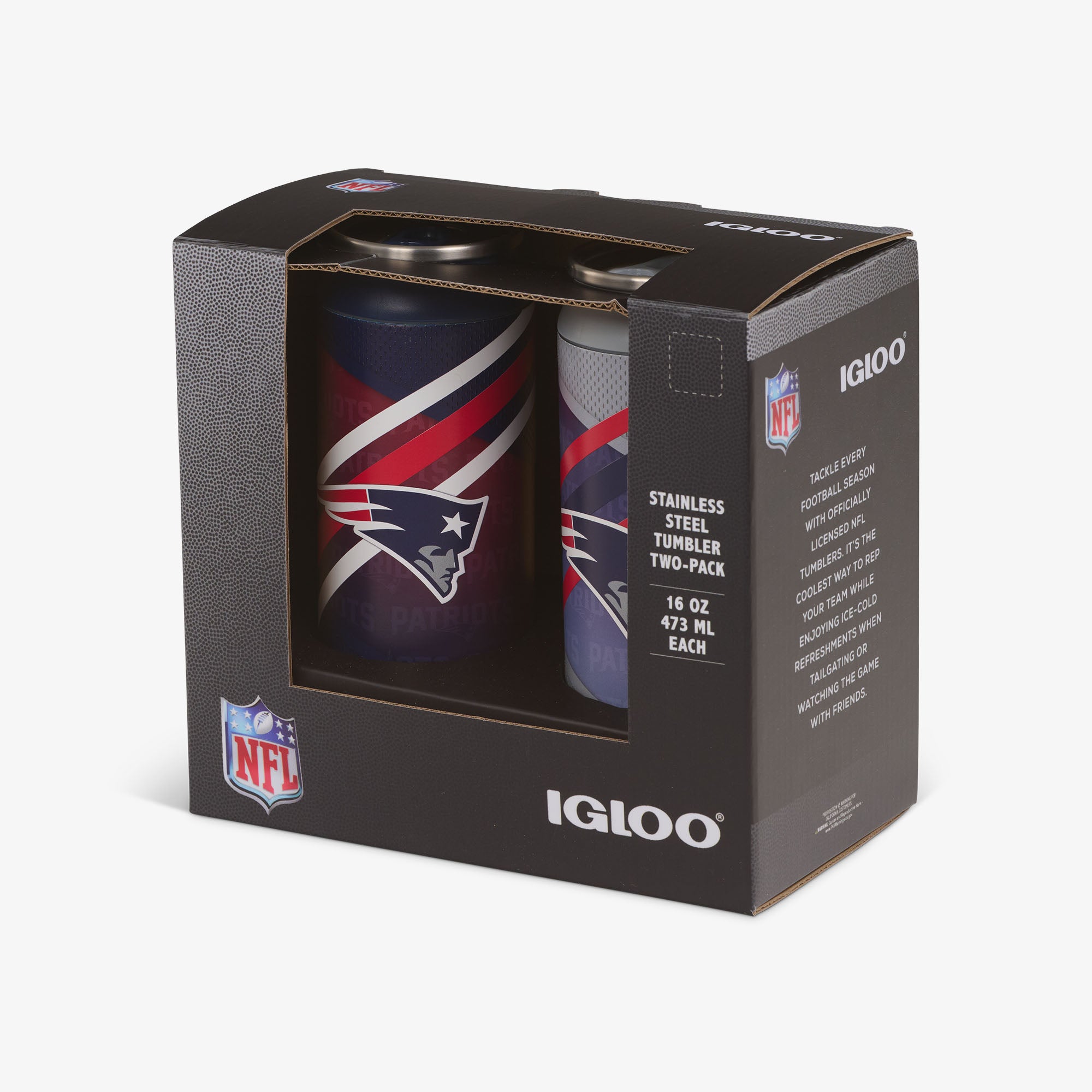 New England Patriots Home & Away 16 Oz Can 2-Pack - Image 5