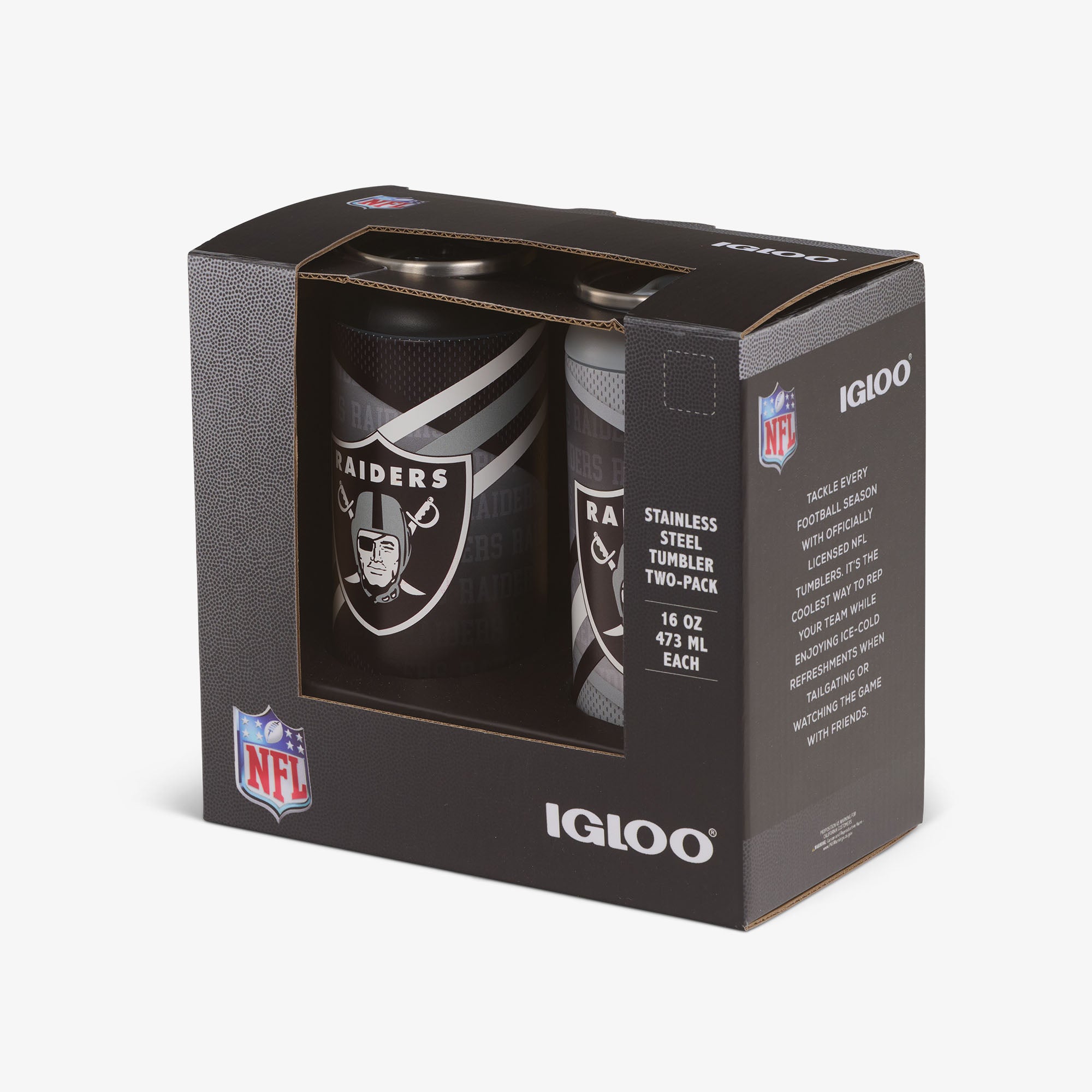 Las Vegas Raiders Home & Away 16 Oz Can 2-Pack - Image 5