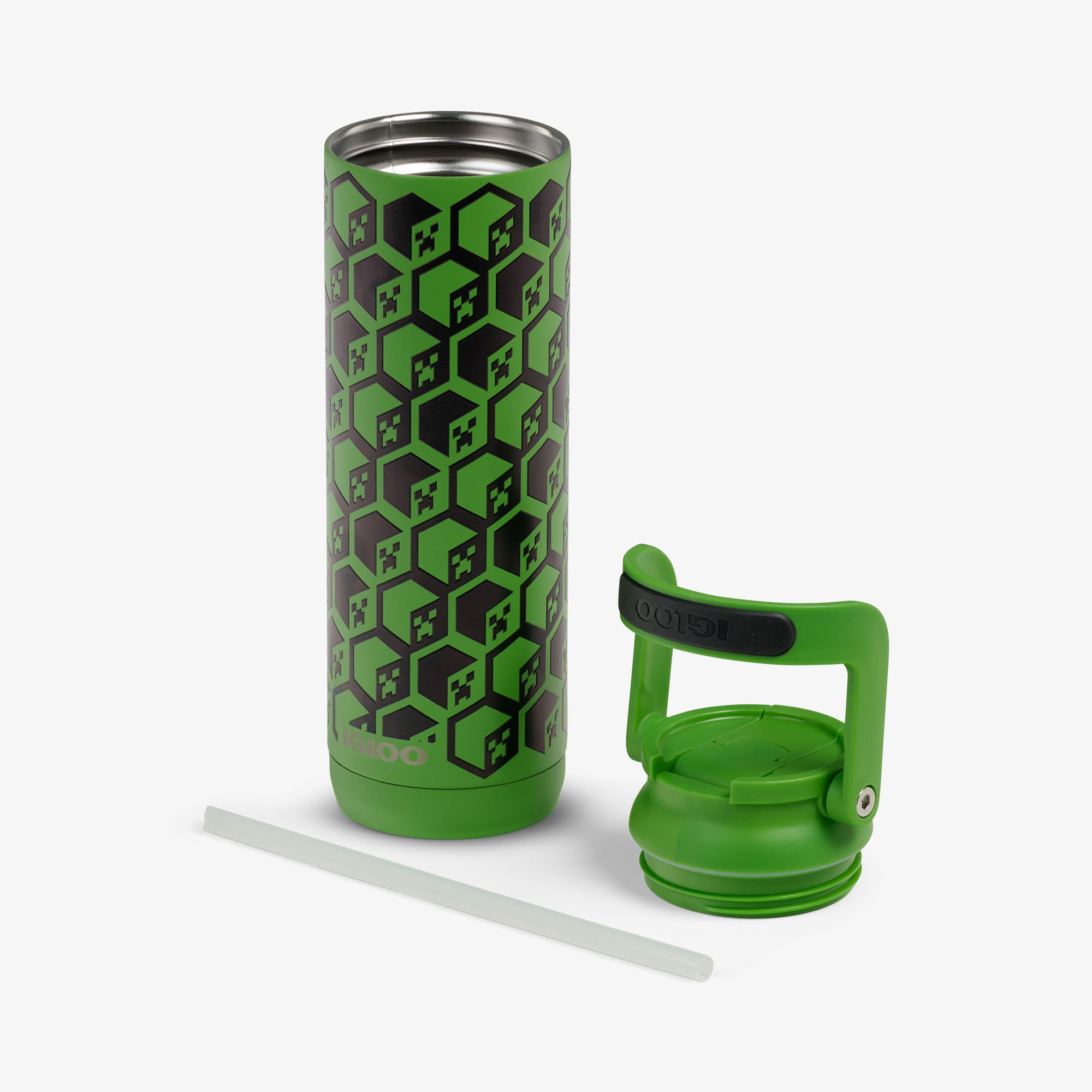 Minecraft Creeper Glow in the Dark 20 Oz Bottle - Image 3